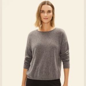 Eileen Fisher classic box top sweater in 100% Cashmere